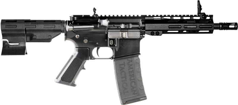 ATI MILSPORT AR PISTOL 5.56 – 7.5″ 30RD M-LOK REAR BRACE BLK