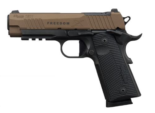 SIG 1911 X FREEDOM 45ACP 4.2″ – XRAY3 (2)8RD BRONZE/BLACK G10