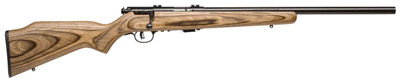 SAVAGE 93R17-BV 17HMR 21″ HB – ACCU TGR BLUED/BROWN LAMINATE