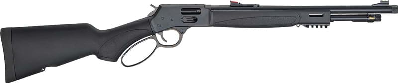 HENRY H12 X MODEL LEVER 45LC – 17.4″ TB BLUED BLACK SYN.