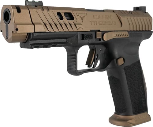 CANIK TTI COMBAT 9MM 4.6″ BBL – OR FS 2-18RD MAGS BLACK