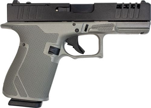 GLFA 19 STRIKER 9MM 4″ 15 SHOT – BLACK SLIDE BULL SHARK FRAME