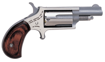 NAA MINI-REVOLVR 22WMR 1-5/8″ – S/S MATTE WOOD