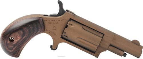 NAA MINI-REVOLVR 22WMR 1-5/8″ – BOOTLEGGER BRONZE WALNUT