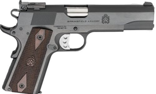 SPRINGFIELD 1911 GARRISON – TARGET 9MM 5″ BLUED WALNUT