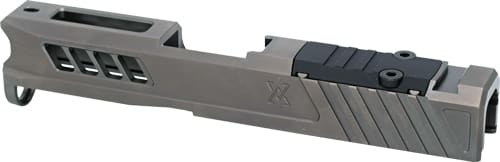 TRUE PRECISION SLIDE W/RMS CUT – & PLATE STEALTH GREY FOR G43