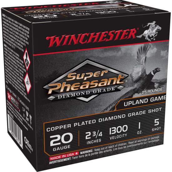 WINCHESTER DIAMND GRD PHEASANT 20G 2-3/4″ #5 25RDS