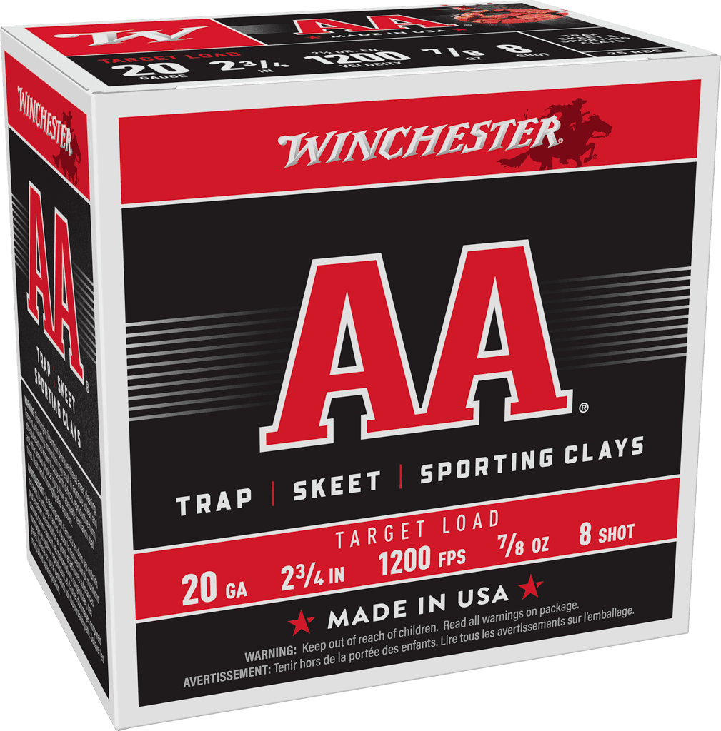 WINCHESTER AA SKEET LD 20GA 23/4 #8