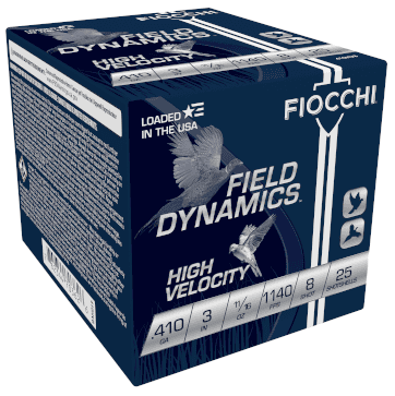 FIOCCHI HV LEAD 410G 3″ 11/16OZ 8SHT 25RD BX 250RD CS