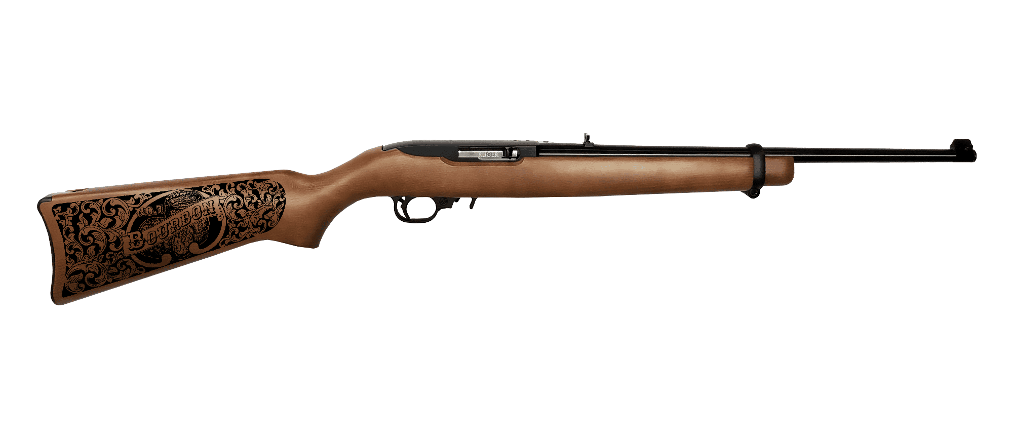 RUGER 10/22 22LR RIFLE 16.1″ BOURBON EDITION 1-10RD MAG