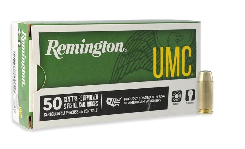 REMINGTON 40 S&W 180GR FMJ UMC 50 RND PK 50 RD/BX 10 BX/CS