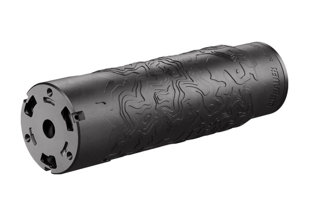 SIG SAUER ENDURE 30 SUPPRESSOR 30 CAL BLACK HUB TAPER D.T. MOUNT 3D PRINT TITANIUM CORE