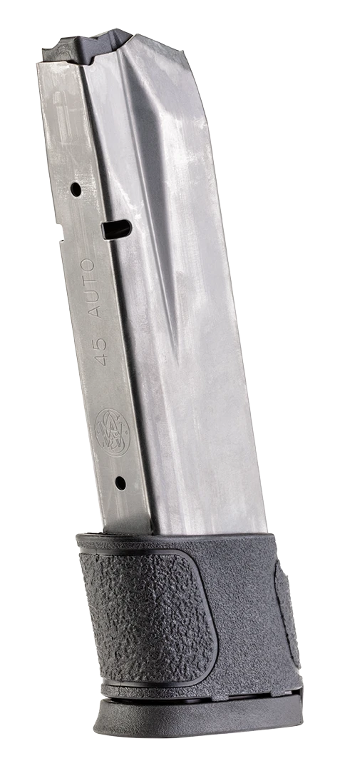 S&W M&P45 MAGAZINE 45 ACP, 14 RD BLK BS PLATE