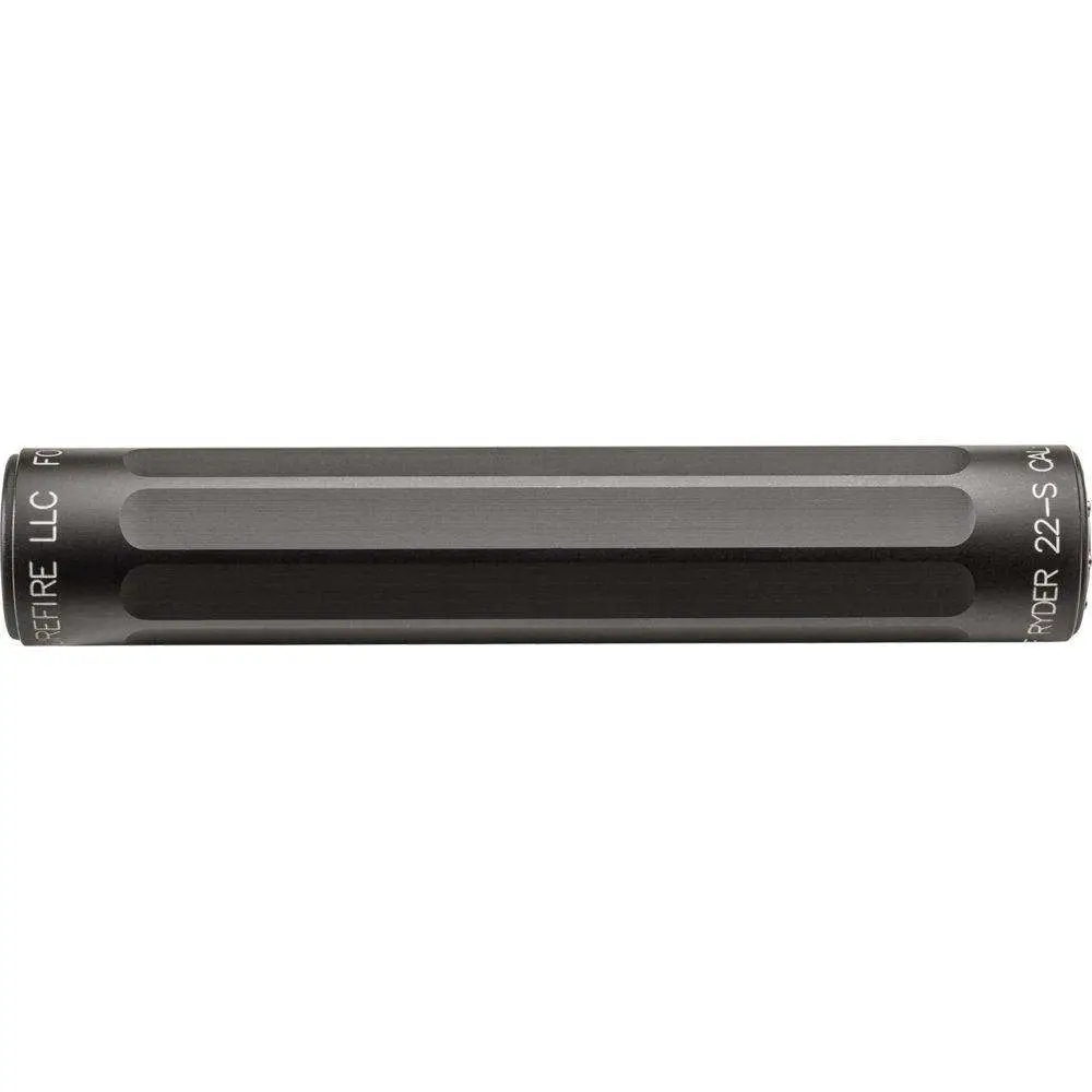 SUREFIRE .22 THREAD-ON SUPPRESSOR 1/2-28 SS BAFFLES BLACK ANODIZED