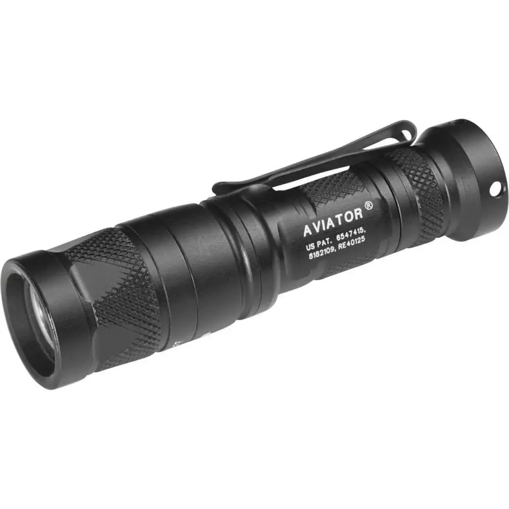 SUREFIRE AVIATOR 5/250LM WHITE + RED LED BLACK ALUM Z68 CLICKY