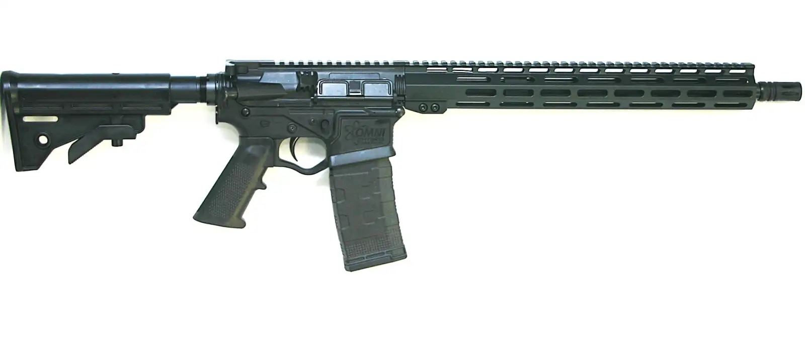 ATI ALPHA MAXX 5.56 RIFLE 16″ 15″ HANDGUARD BLACK, FLIP UP 1-60RD MAG