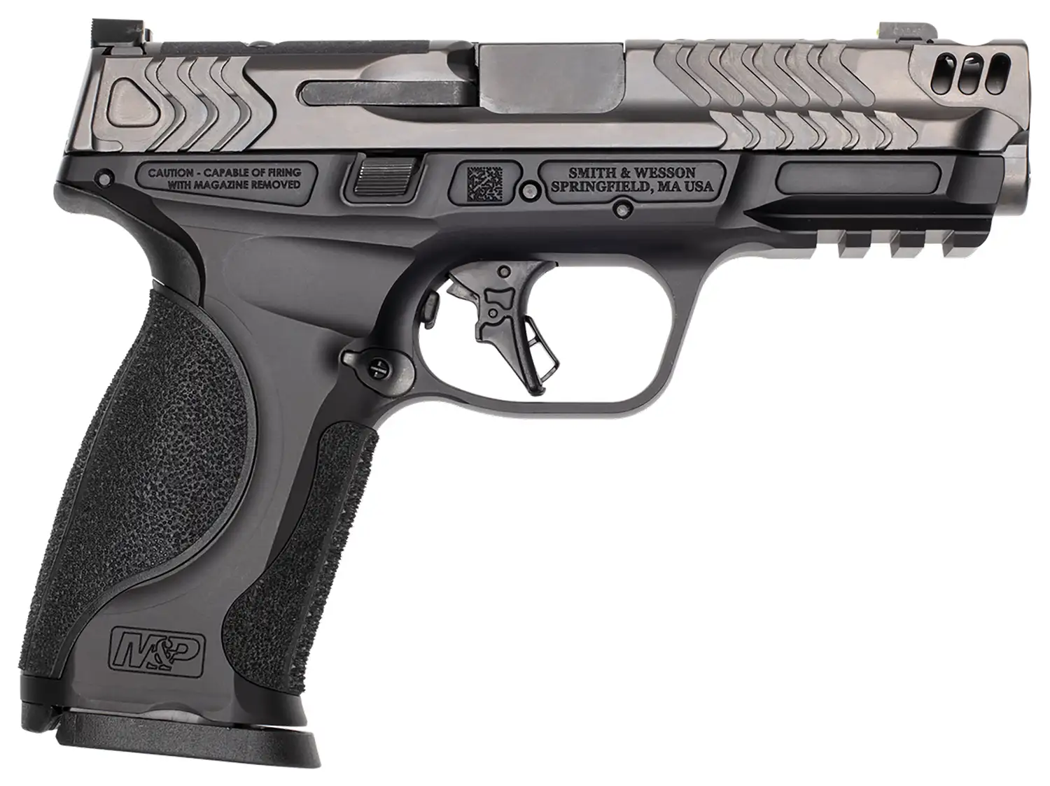 SMITH & WESSON PC M&P M2.0 METAL CARRY COMP 4.22″ O.R. 9MM MS BLK/GRY 2-10RD COMPLIANT
