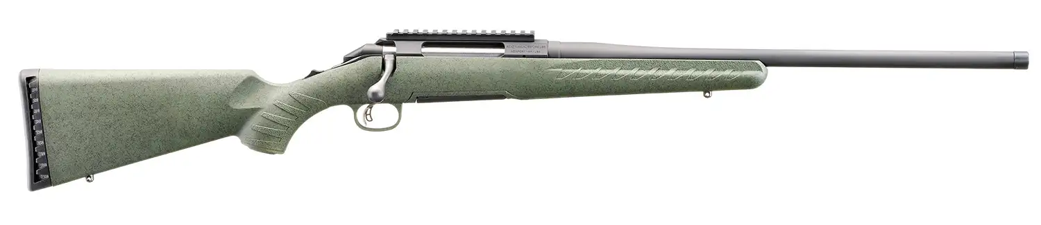 GLENFIELD MODEL A 450 BUSHMASTER RIFLE 20″ T.B. MOSS GREEN SPLATTER 3RD