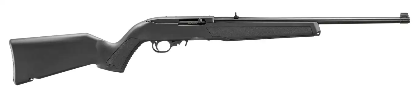 RUGER 10/22 22LR RIFLE 18.5″ BLACK POLYER, MLOK SLOTS, 1-10RD MAG