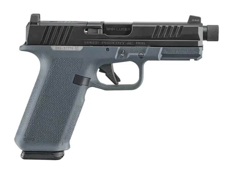 RUGER RXM 9MM PISTOL 4.5″ T.B. STEALTH GRAY MAGPUL EHG, O.R. 2-17RD MAGS