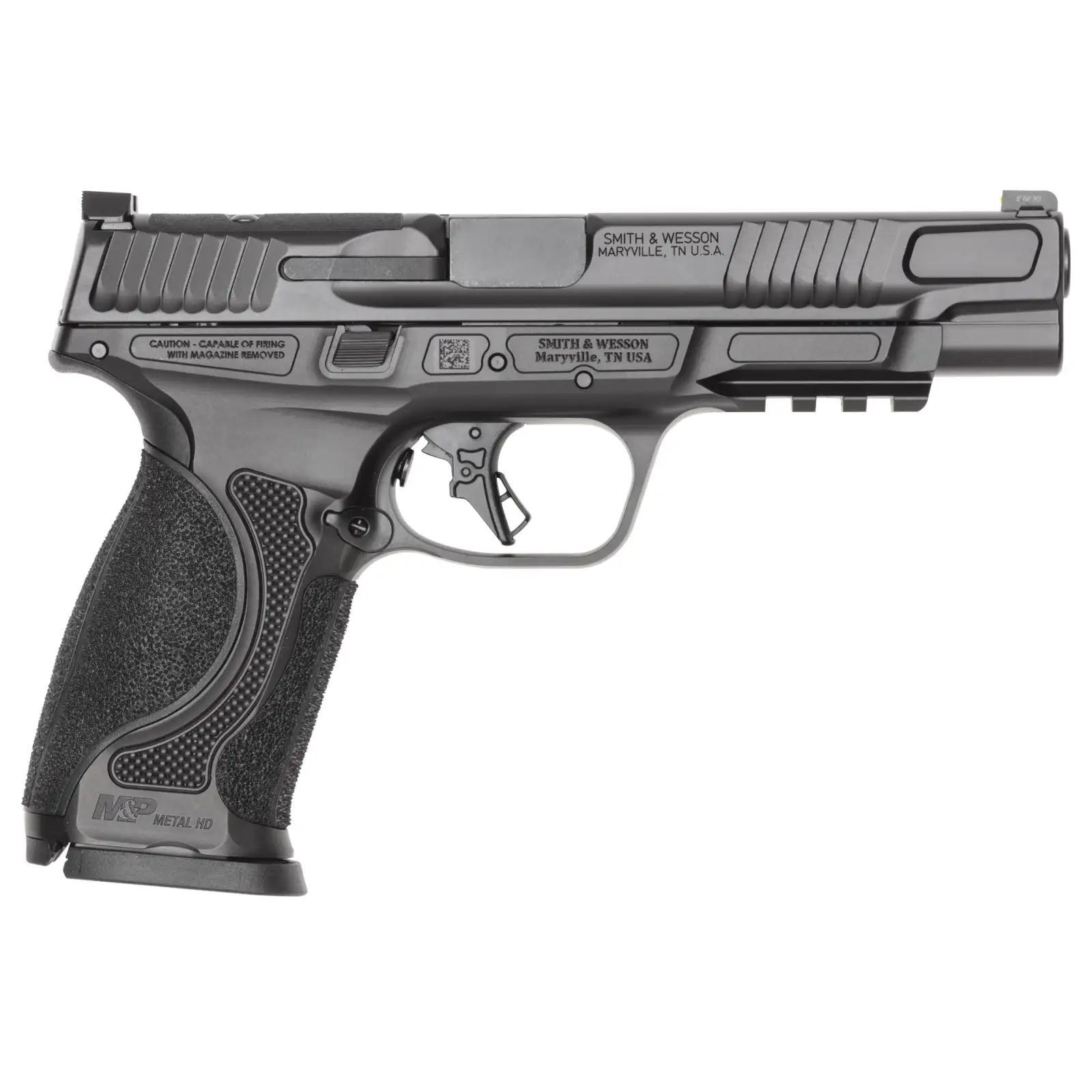 SMITH & WESSON M&P 9 M2.0 METAL HD 9MM PISTOL 5″ NTS BLACK 2-17RD MAGS
