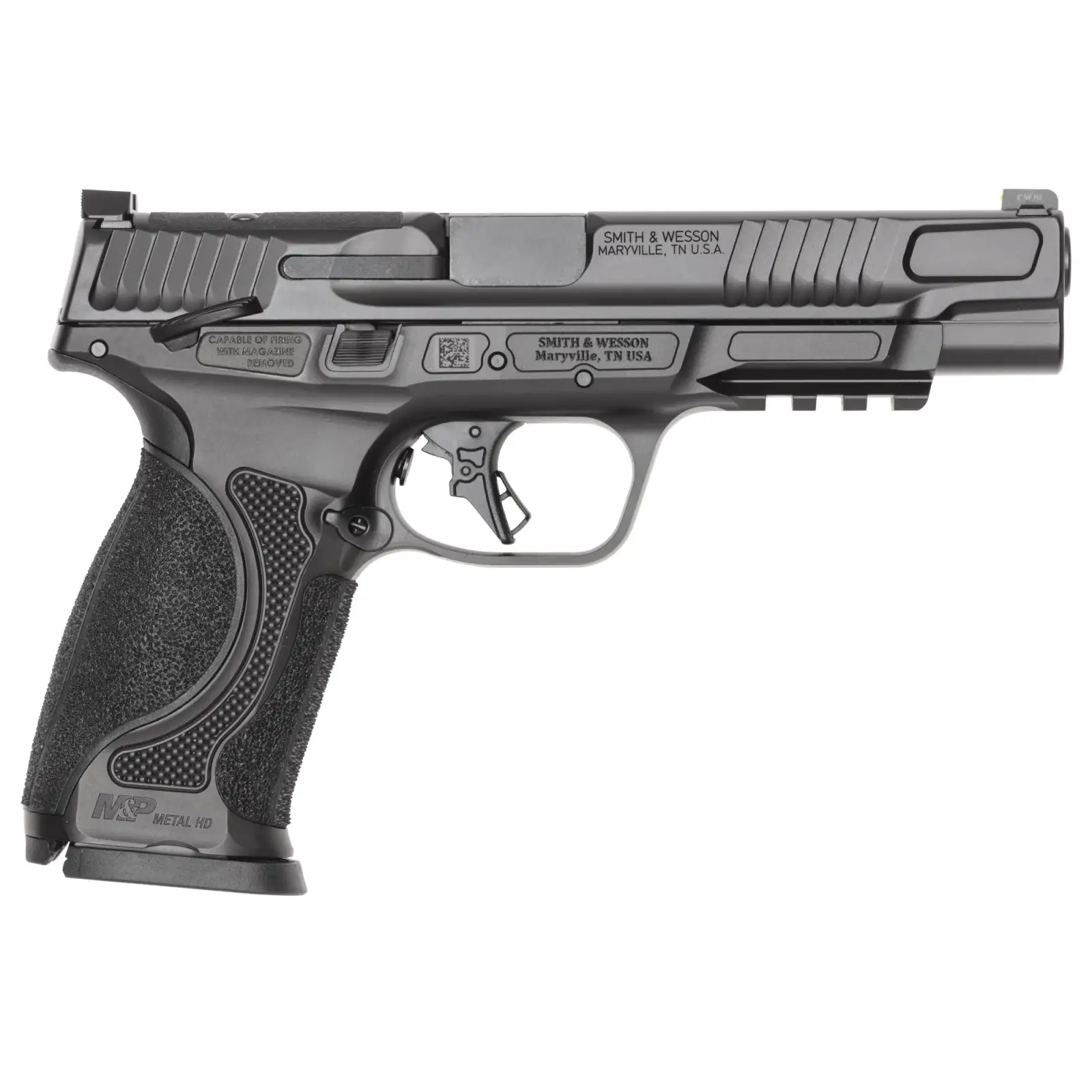SMITH & WESSON M&P 9 M2.0 METAL HD 9MM PISTOL 5″ TS BLACK 2-17RD MAGS