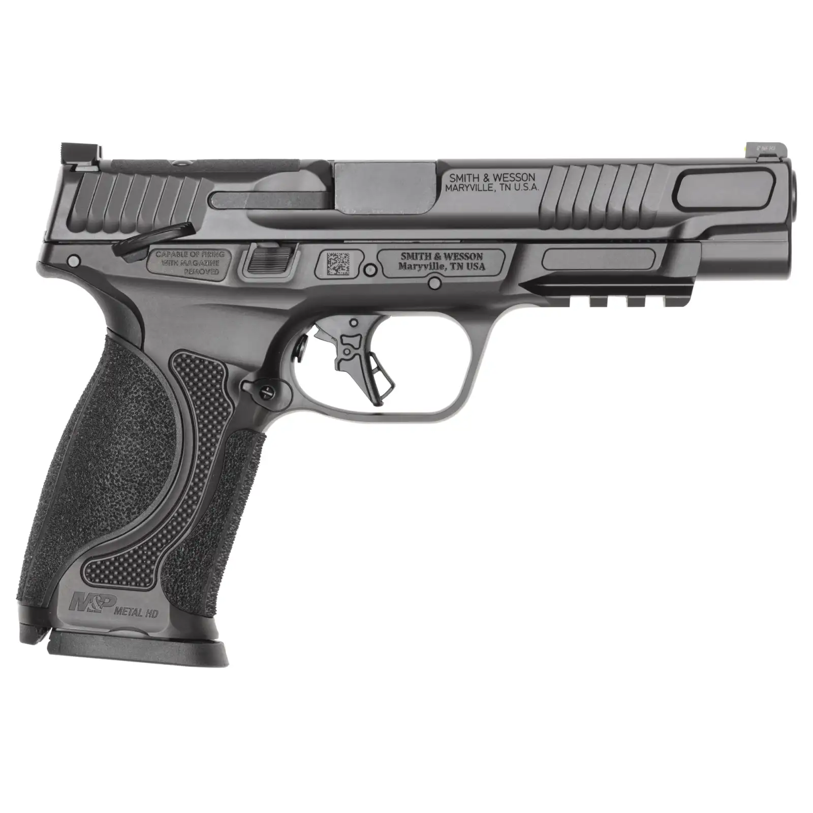 SMITH & WESSON M&P 9 M2.0 METAL HD 9MM PISTOL 5″ TS BLACK 2-10RD MAGS