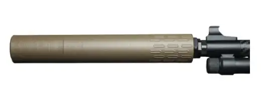 HUXWRX FLOW 45 M .45CAL FDE SUPPRESSOR TITANIUM