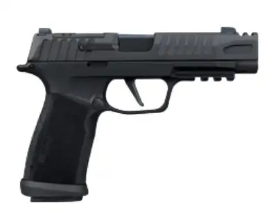 SIG SAUER P365 FUSE COMP 9MM PISTOL 3.7″ COMP, BLACK OPTIC READY  2-21RD 1-17RD MAG
