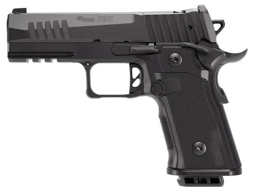 SIG SAUER P211 CARRY GT4 9MM PISTOL 4″ BLK 2-21RD, 1-17RD MAGS