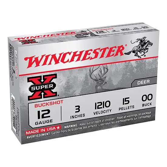 12GA 3″ MAGNUM 00BUCK SUPER-X 15RDS
