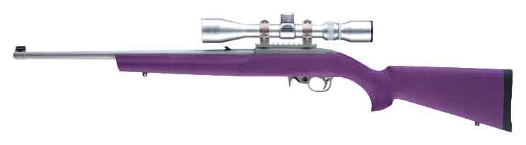 HOGUE STOCK RUGER 10/22 – STANDARD WEIGHT BARREL PURPLE