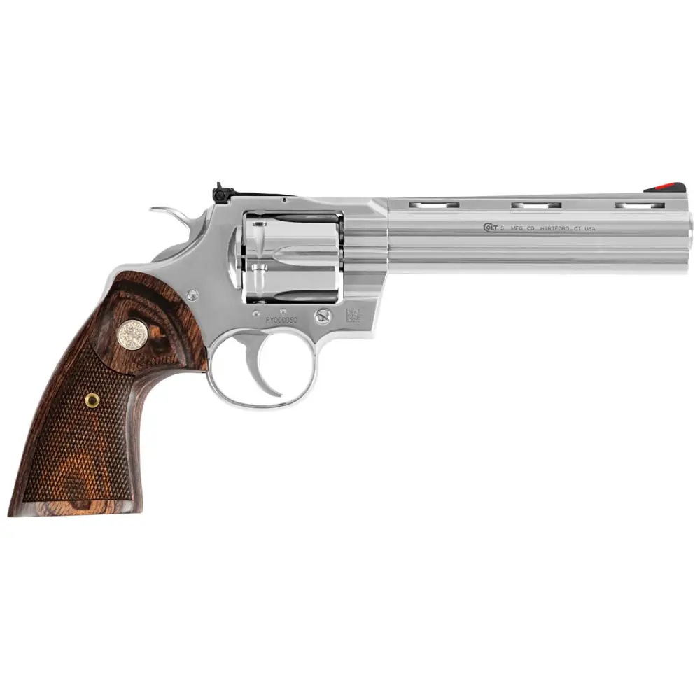 COLT PYTHON STAINLESS REVOLVER 357 MAG 6″ 6 RD