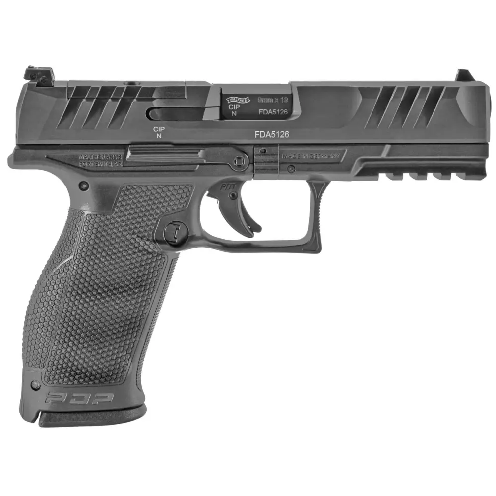 WALTHER PDP 9MM FULL SIZE 4.5″ PSTL BLACK O.R. 2-18RD MAGS