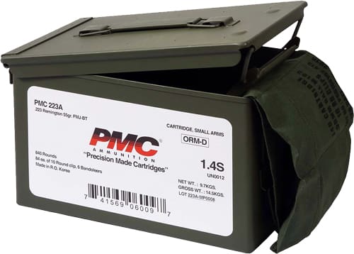 PMC 223 REM 55GR FMJ-BT 840RD – M2A1 CAN W/BANDOLEER