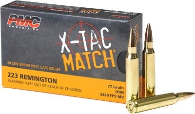 PMC 223 REM 77GR OTM – 20RD 40BX/CS