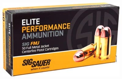 SIG AMMO 10MM 180GR FMJ 50RD – 20BX/CS