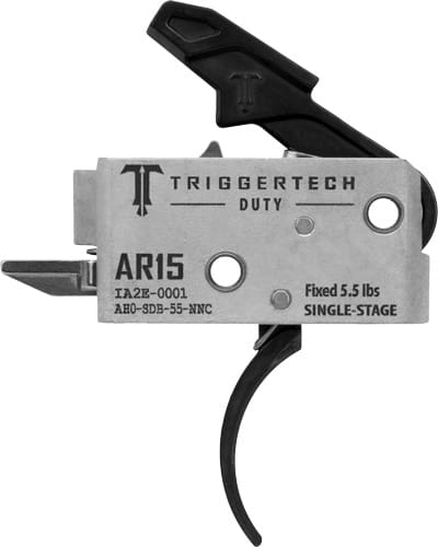 TRIGGERTECH AR-15 SINGLE STAGE – BLACK DUTY FLAT 5.5LB