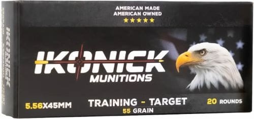 IKONICK USA 5.56 55GR FMJ – 20RD 25BX/CS