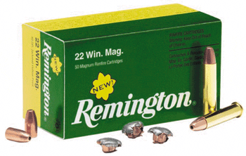 REMINGTON 22WMR 40GR JHP – 1910FPS 50RD 40BX/CS