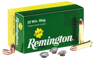 REMINGTON 22WMR 40GR JSP – 1910FPS 50RD 40BX/CS