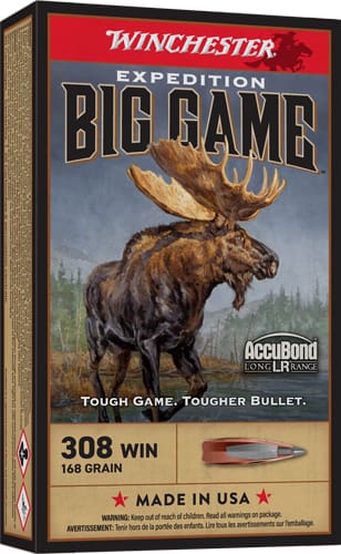 WINCHESTER EXPEDITION 308 WIN – 168GR ACCUBOND 20RD 10BX/CS