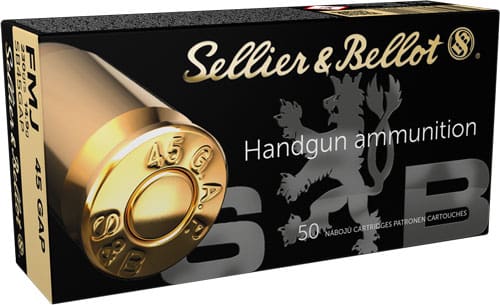 S&B 45 GAP 230GR FMJ-RN – 50RD 20BX/CS