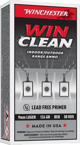 WINCHESTER WINCLEAN 9MM LUGER – 124GR JSP 50RD 10BX/CS