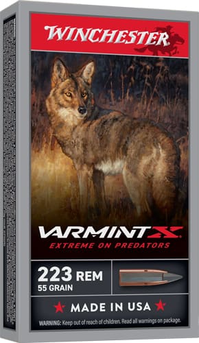 WINCHESTER VARMINT-XP 223 REM – 55GR EXTREME PT 20RD 10BX/CS