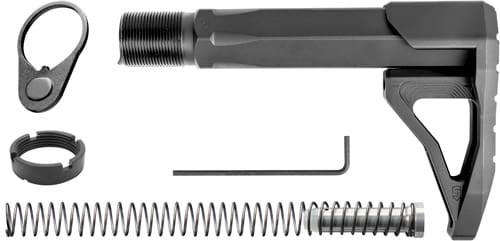 PHASE 5 MINI STOCK ASSEMBLY – CARBINE TUBE AR-15 BLACK