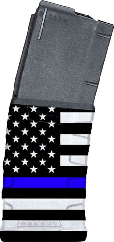 MFT EXD MAGAZINE AR15 5.56X45 – 30RD BLUE LINE FLAG