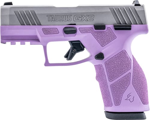 TAURUS GX2 9MM 13-SHOT ADJ. - LIGHT PURPLE FRAME SS SLIDE - Image 2