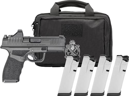 SPRINGFIELD HELLCAT PRO OSP – 9MM 3.8″ 15/17RD 4 MAG GEARPAC