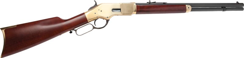 CIMARRON 1866 YELLOWBOY 32-20 – 20″ OCTAGON BRASS/BLUED WALNUT